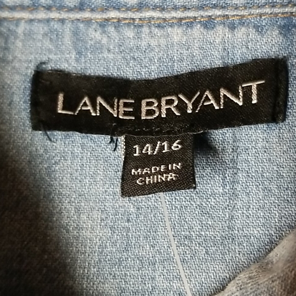 Lane Bryant Jean Shirt - Picture 6 of 11